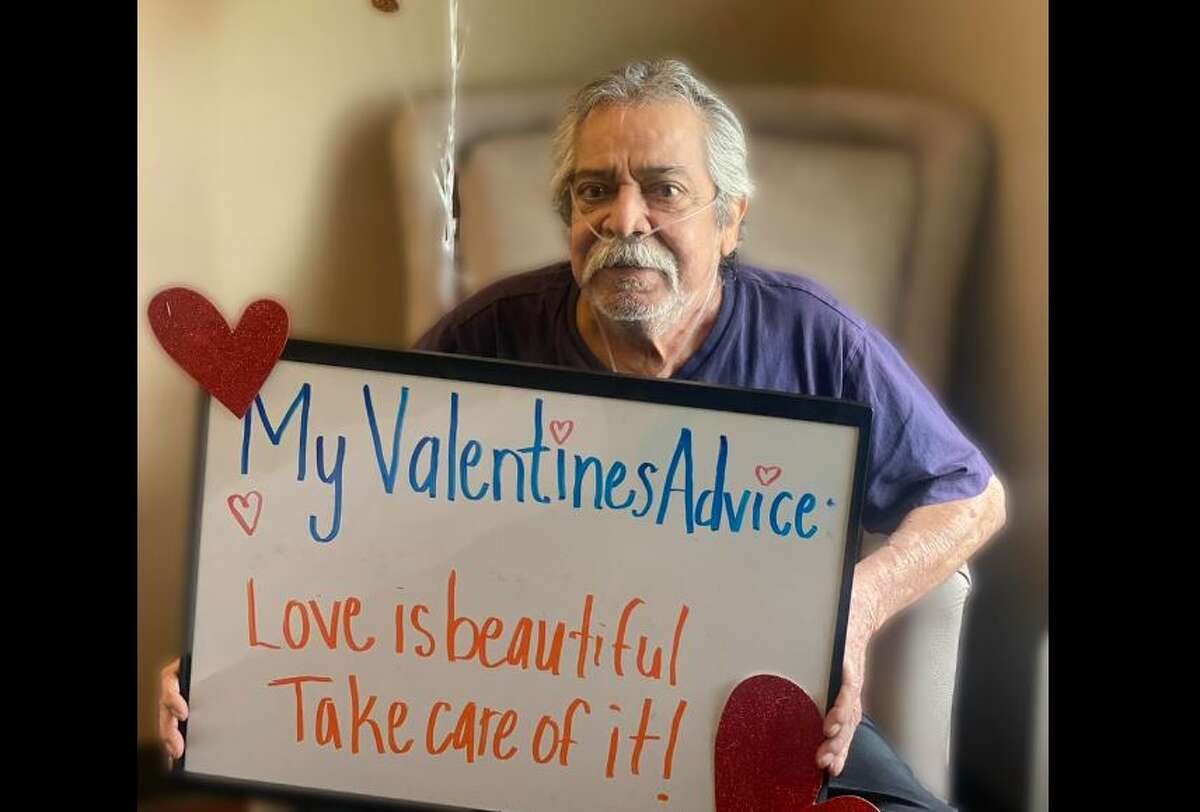 A Texas rehabilitation and care center is going viral after it asked its residents to give Valentine's Day advice.