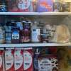 Carbohydrate-free foods approved for the keto lifestyle fill the fridge. 