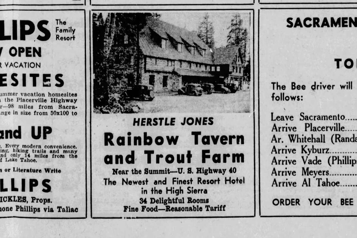 An advertisement in the June 1936 Sacramento Bee.