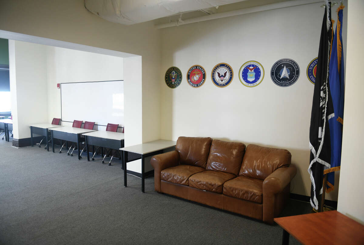 The new Stamford Veterans Resource Center located at Old Town Hall in Stamford, Conn., photographed on Wednesday, Feb. 15, 2023. A ribbon-cutting was held Wednesday for the resource center, which will be a place for veterans and their families to be connected to support services and programs.
