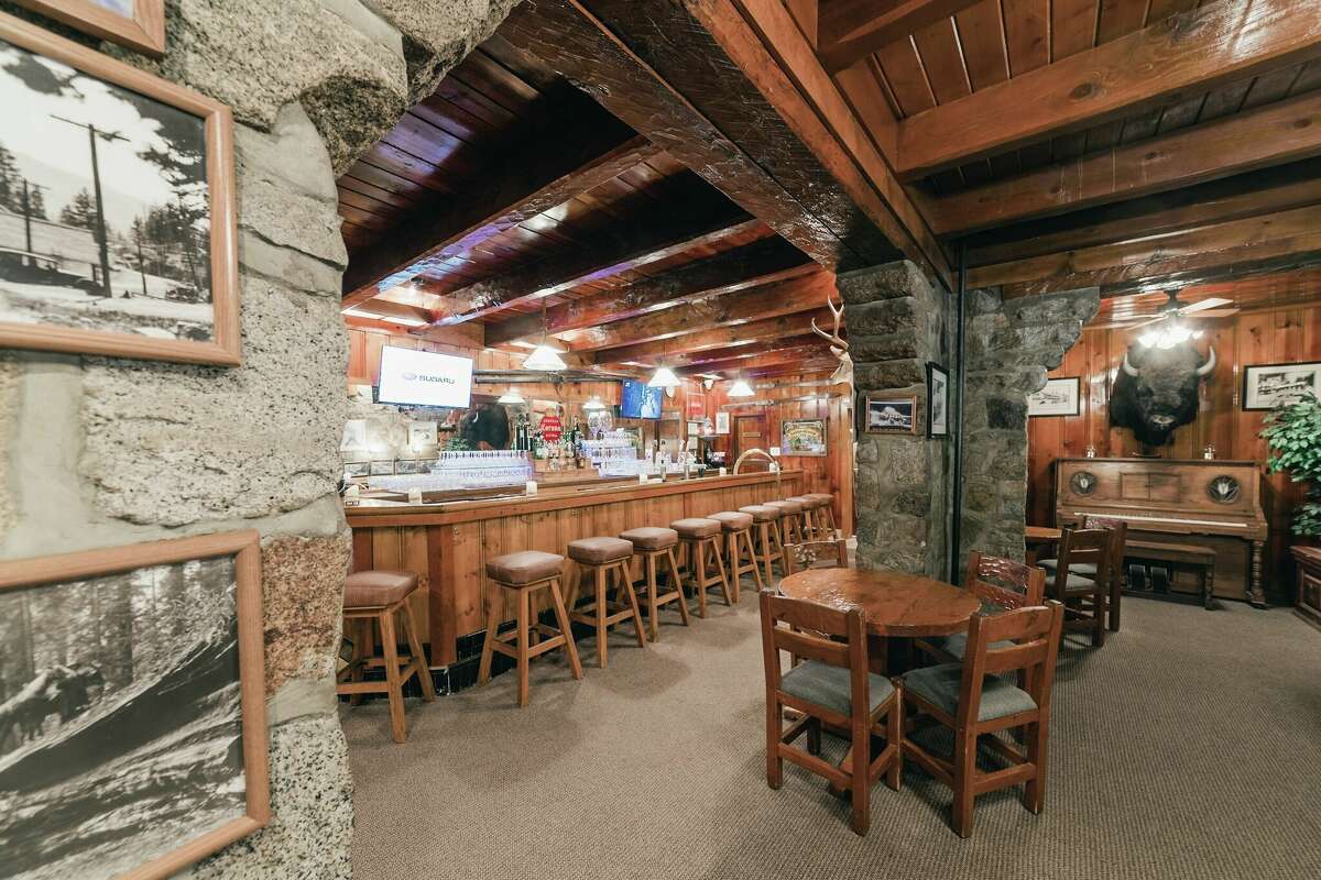 An interior view of the Rainbow Lodge, located in Soda Springs near Truckee. The lodge dates back to the 1870s.