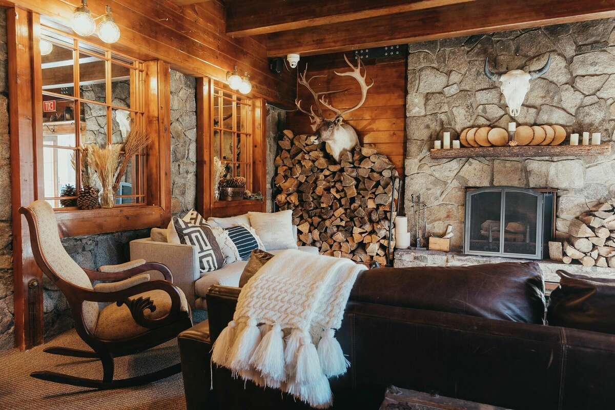 An interior view of the Rainbow Lodge, located in Soda Springs near Truckee. The lodge dates back to the 1870s.