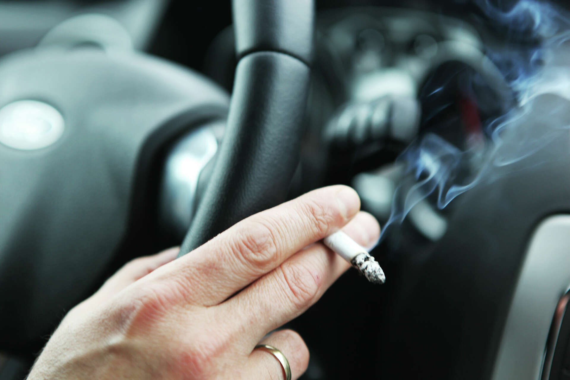 Is it OK for Grubhub, other food delivery drivers to smoke?
