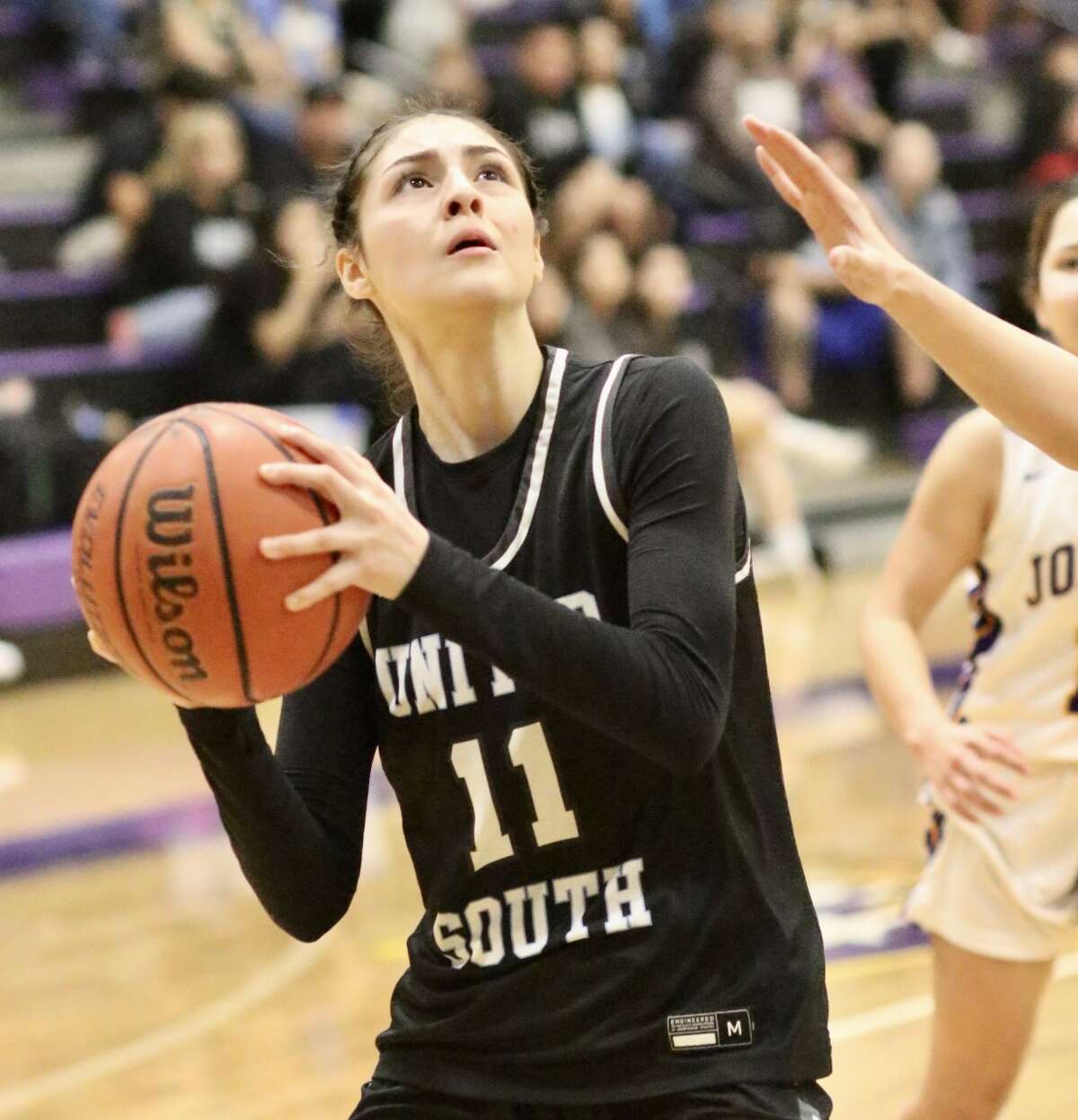 Bridgette Tello and United South look to beat San Antonio Harlan on Tuesday to advance in the state playoffs.