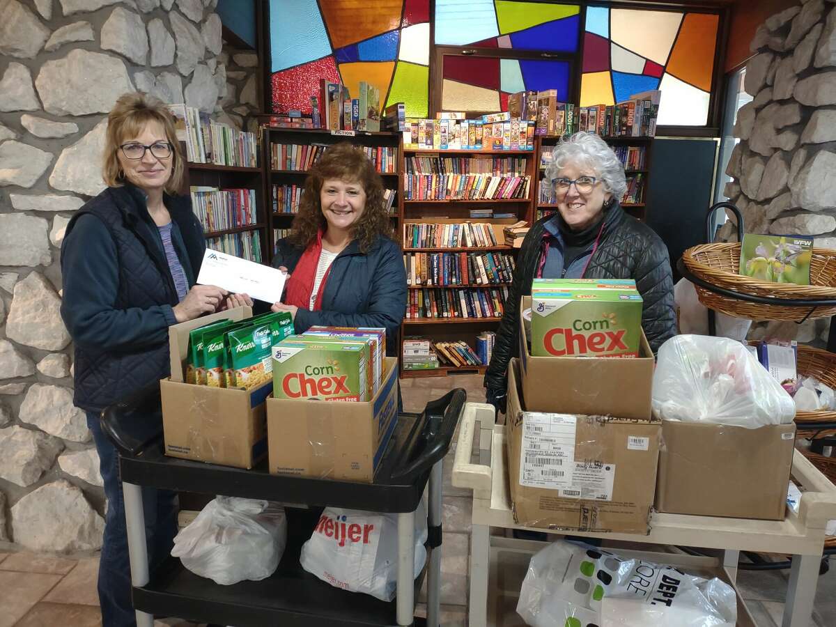 Martin Marietta employees recently held a food drive for the Manistee County Council on Aging's senior food bank. Representatives from Martin Marietta delivered the generous food and monetary donations to the senior center. The next food bank is scheduled for March 17.