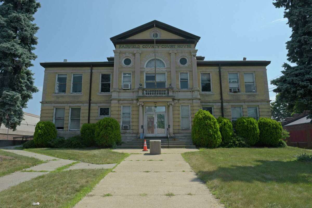 The former Fairfield County Courthouse at 71 Main St, Danbury, Conn. Tuesday, July 12, 2022.  