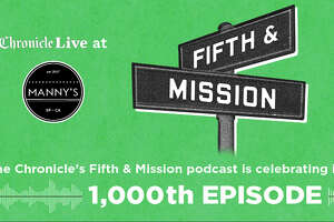 Join Chronicle Live at Manny's: Fifth & Mission 1,000th episode taping