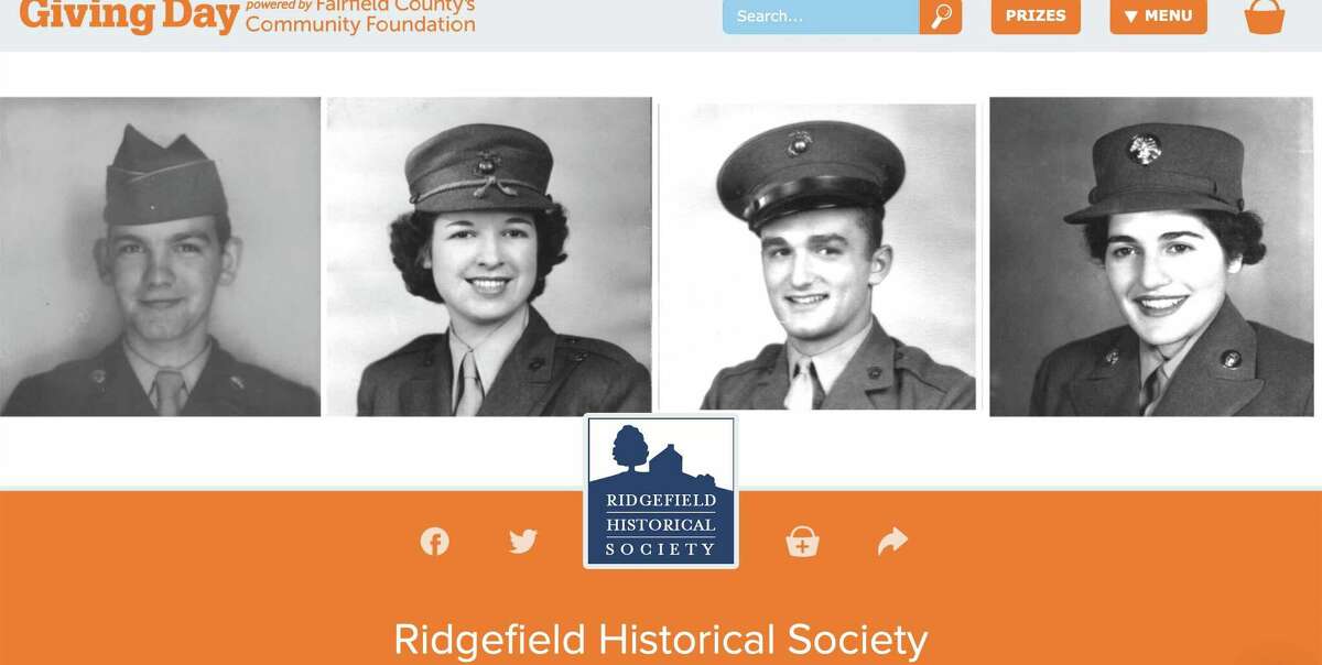 The Ridgefield Historical Society hopes to raise $4,100 on Fairfield County Giving Day on Feb. 23 to preserve the stories of 41 Ridgefielders who served their country in the military or in the defense industry during World War II.