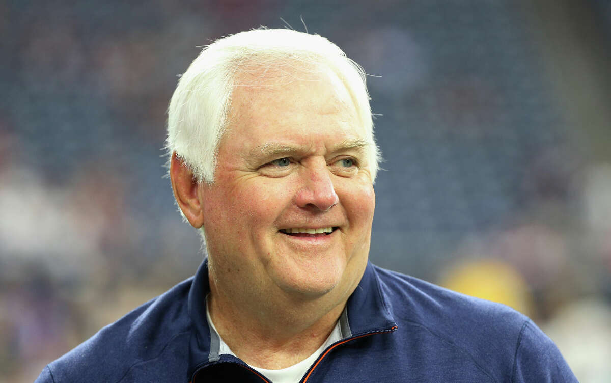 Wade Phillips waits on the field before a game between the Houston Texans and Denver Broncos at NRG Stadium on August 22, 2015 in Houston.