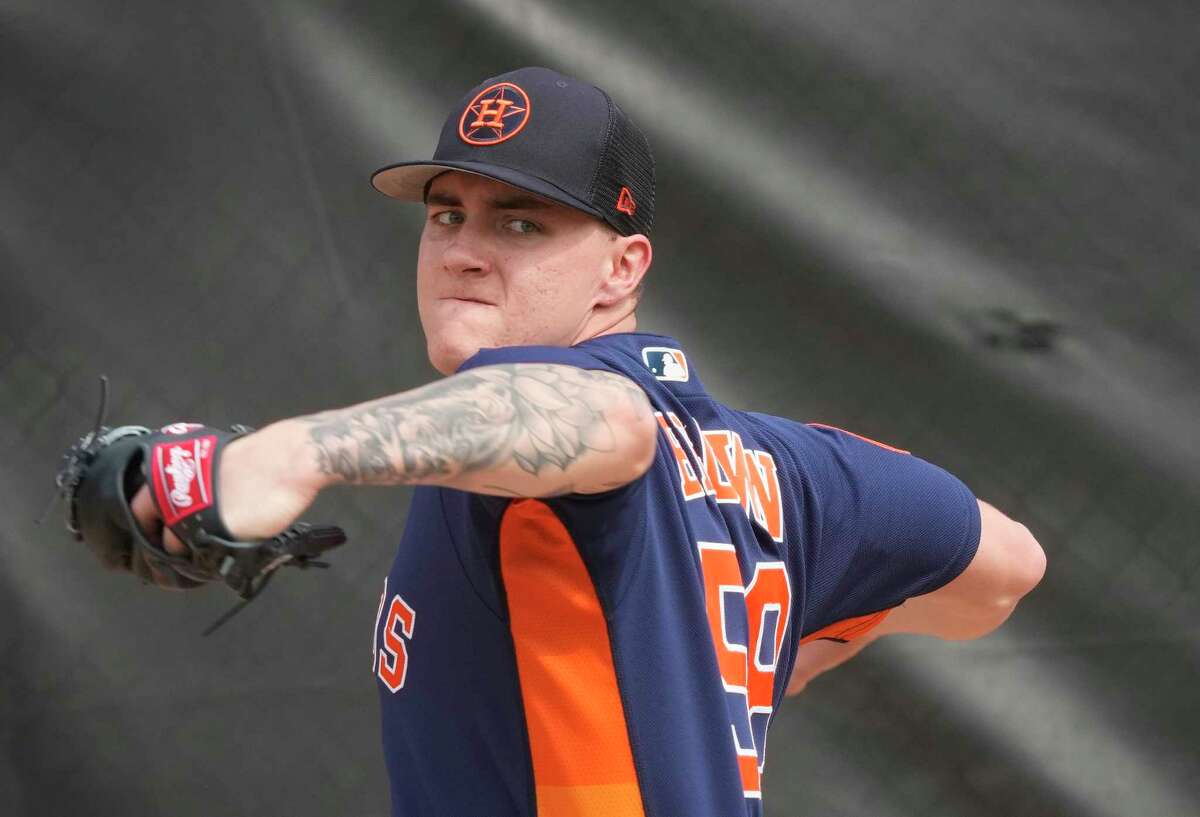Hunter Brown, who enjoyed a successful September/October trial in the majors last year, has the ability to be "big-time" for the Astros, according to first-year general manager Dana Brown. 