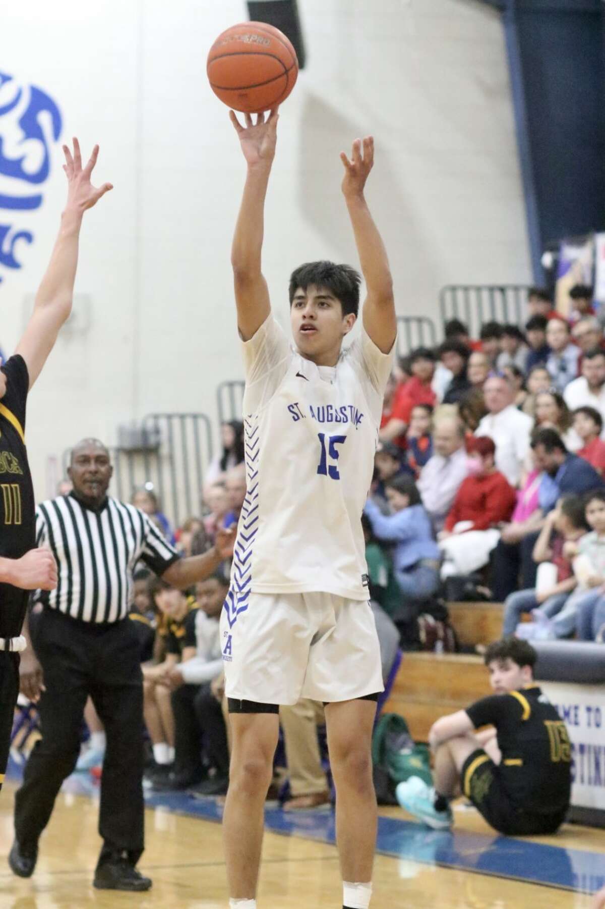 Chris Ramirez scored a game-high 28 points on Saturday, Feb. 18 as St. Augustine beat Second Baptist 55-52 to earn its first trip to the Final Four.