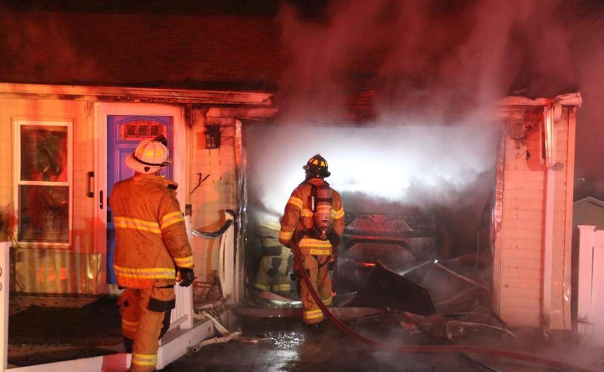 The Berlin Fire Department extinguished a blaze that erupted in a home on Ronal Drive in Berlin on the evening of Saturday, Feb. 18, 2023. 