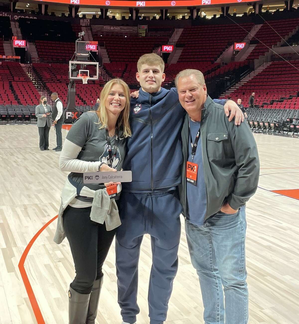 Joey Calcaterra's dad, Rich, has been one dedicated UConn fan