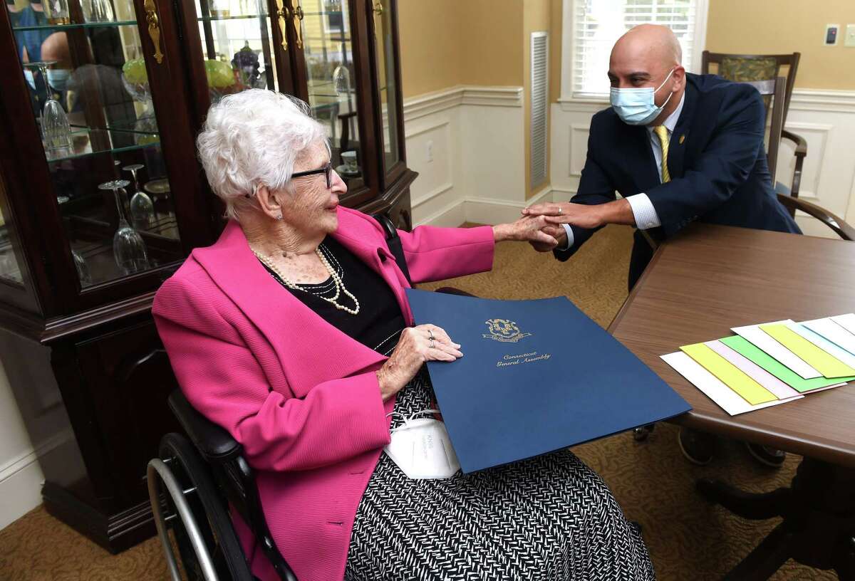 Woodbridge resident, longtime teacher honored for 100th birthday
