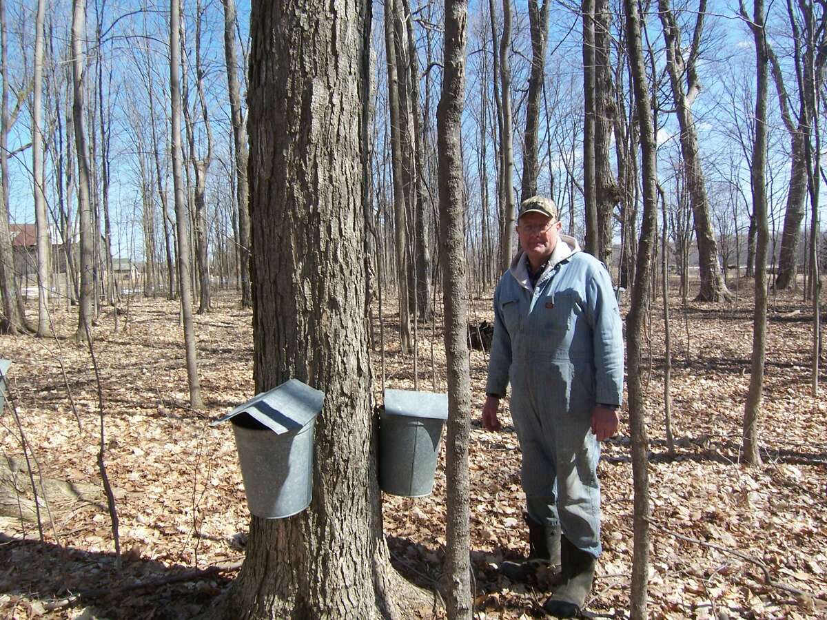Mark Battel represents the fourth generation to run his family's maple syrup business. Fifth and sixth generations now play an annual role also.