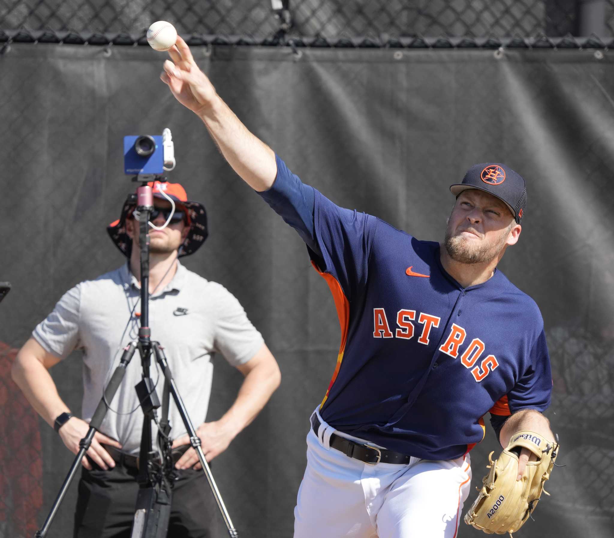 2 Houston Astros playing their way off the Opening Day roster and 1 playing  on
