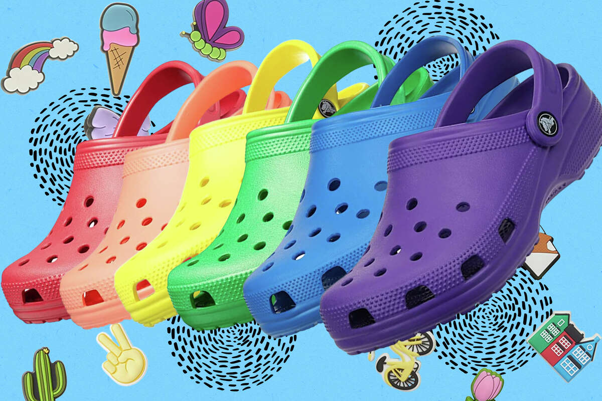 Croc charms and shoes are up 50% off right now