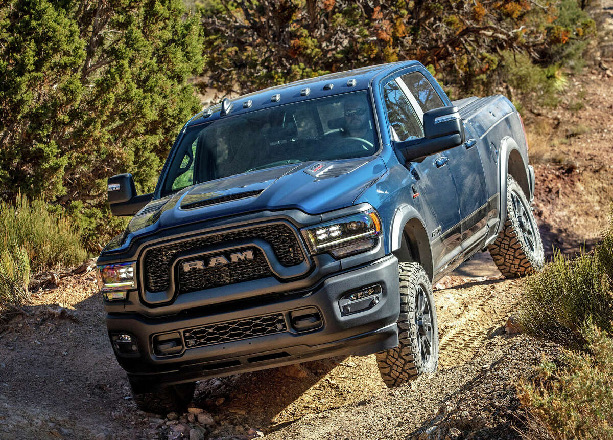 The 2023 Ram 2500 Heavy Duty Rebel comes in the crew cab configuration with a 6-foot,4-inch cargo box.