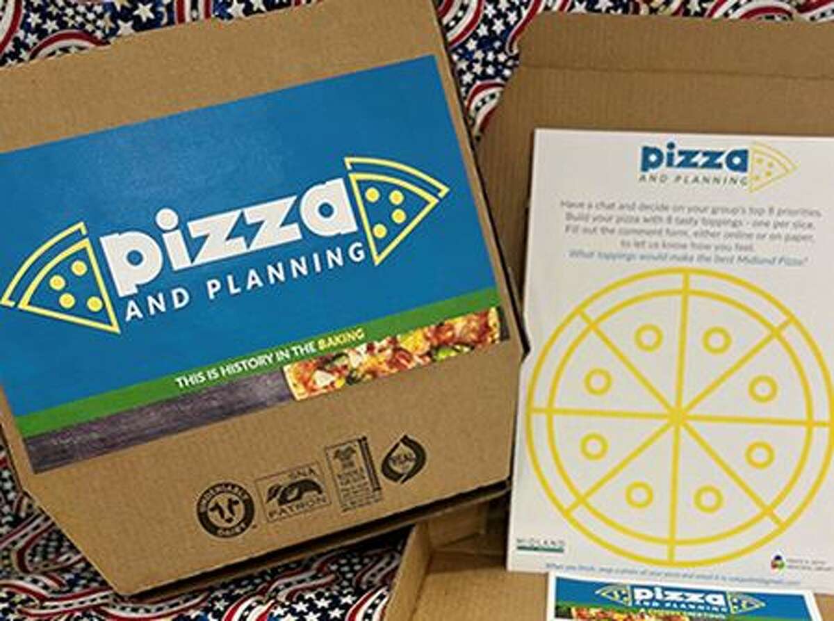 The Midland City Planning Commission invites community members to partake in "Pizza and Planning," a pizza-building input activity for the City Modern Master Plan. 