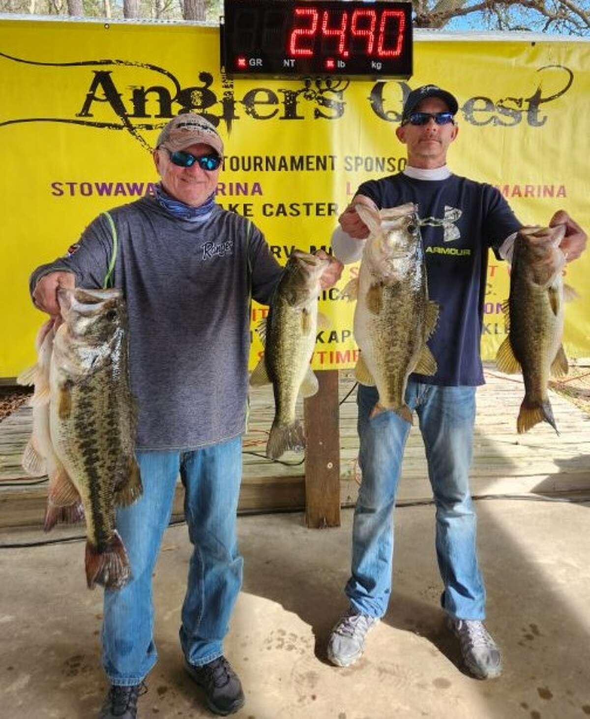 Third Place Jimmy Emmons Jr and Dean Coleman – 24.90 pounds