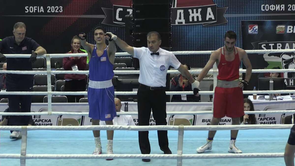 Emilio Garcia is a win away from the quarterfinals at the 74th Strandja Tournament in Bulgaria after winning by unanimous decision over Armenia’s Artur Shakhpazyan on Tuesday, Feb. 21.