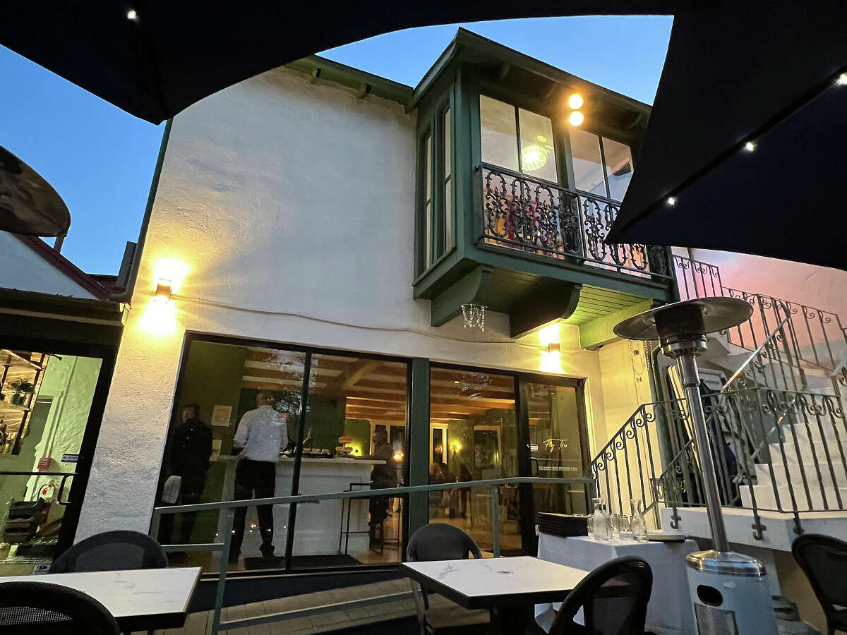 Outdoor dining on decks overlooking the River Walk are a big part of the experience at Fig Tree Restaurant at La Villita on the River Walk in San Antonio.