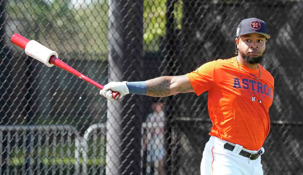 Houston's Corey Julks singles in first big league at bat for Astros