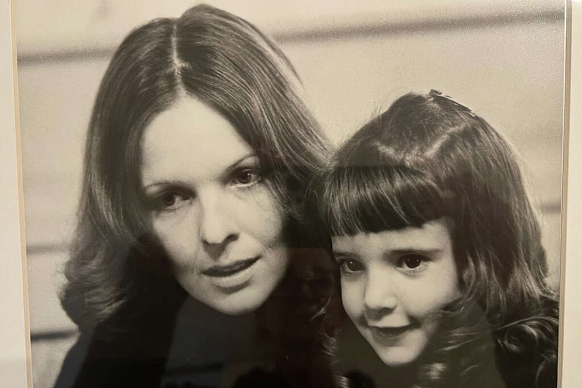 Diane Keaton poses with Tahoe local BJ Topol, who played her daughter Mary Corleone in "The Godfather Part II," which started filming on the west shore of Lake Tahoe in late 1973.