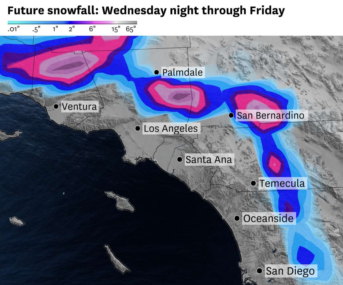 Backtoback winter storms are headed straight to California