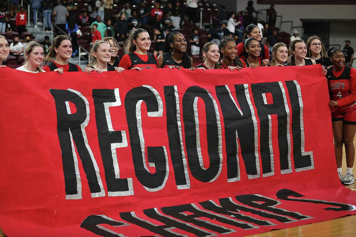 HOUSTON, TX -FEBRUARY 21: Katy Tigers defeated Fort Bend Hightower during a Region III-6A quarterfinal girls basketball playoff game February 21, 2023 in Houston,Texas.