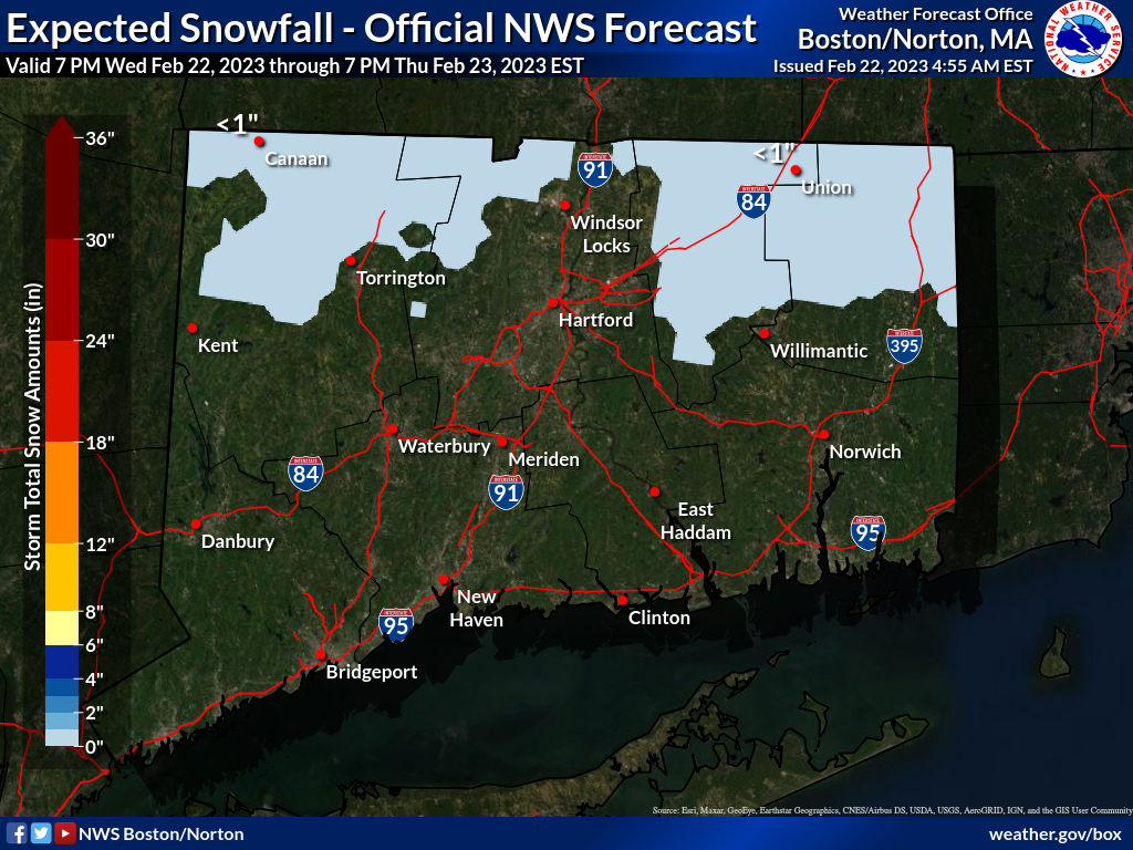 NWS: Ice storm may cause slick roads and power outages in CT