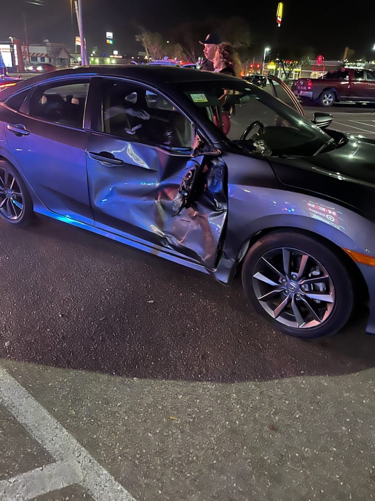 Two people were injured in separate motorcycle crashes.