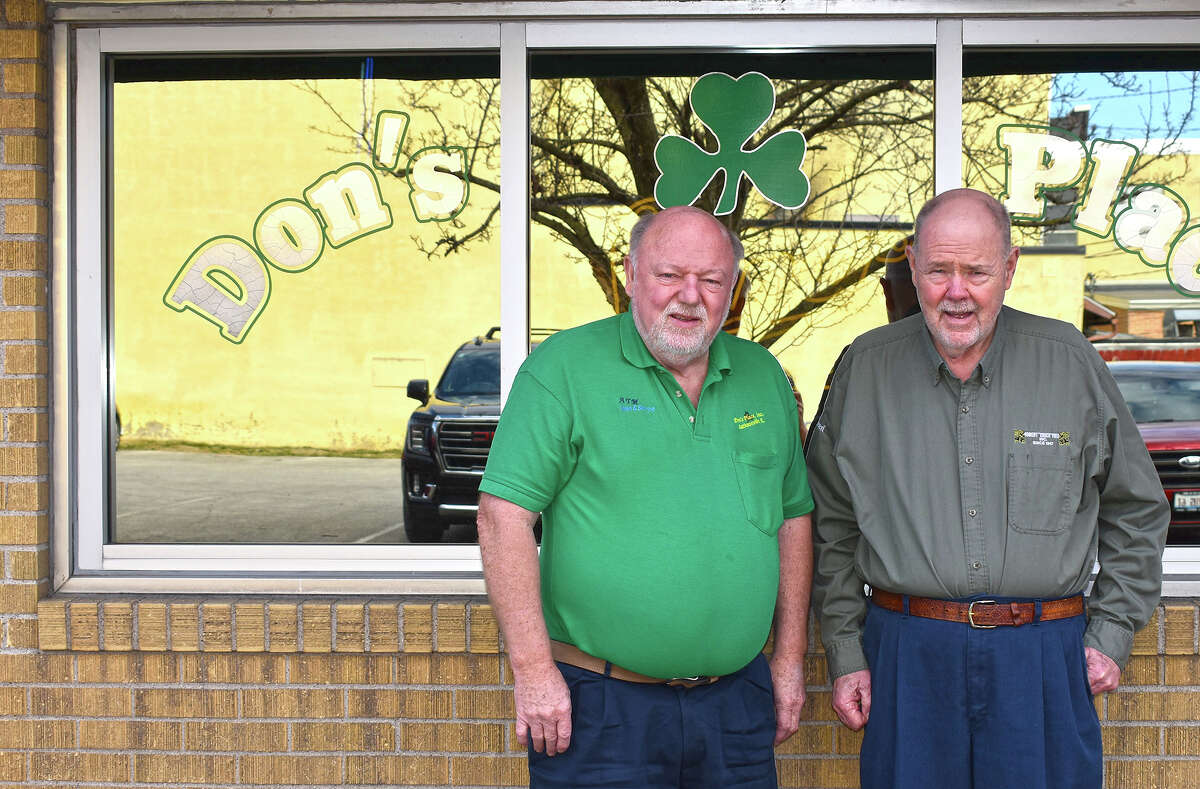 Danny Kindred (left) and Mike Sullivan, founders of Jacksonville's St. Patrick's Day parade, will be the marshals for this year's event, which steps off at 11 a.m. Saturday.