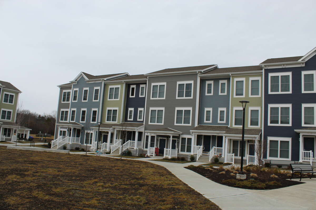 The Village at Park River units range from market-rate housing to supportive housing for formerly house-less residents. 