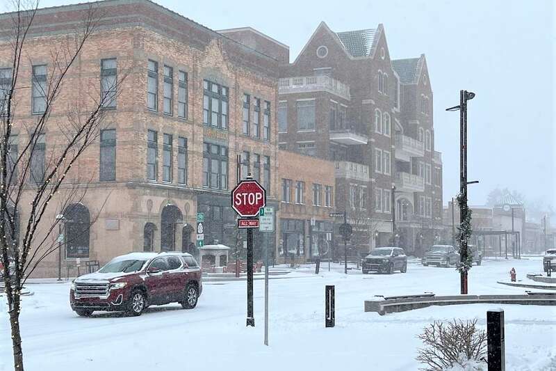 It's not quite SNOWMAGEDDON, but be sure to drive safely anyway!
