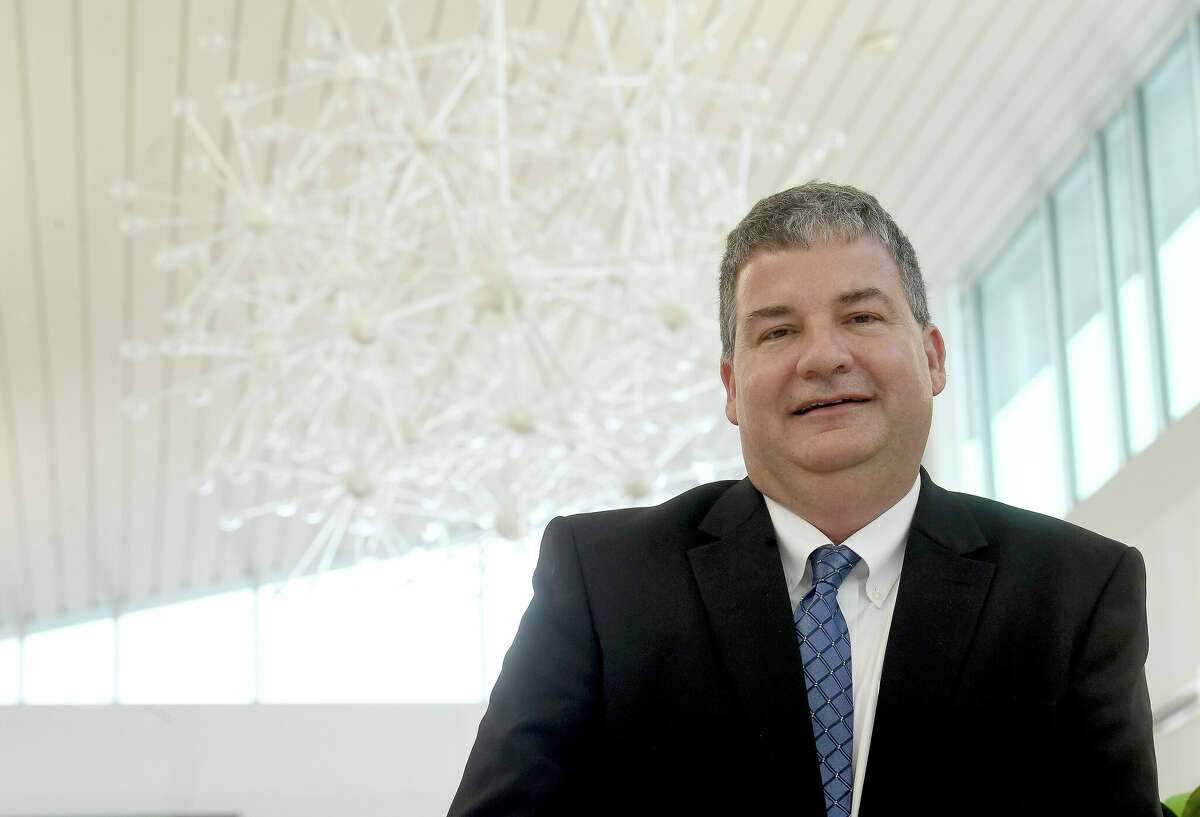 Lamar Institute of Technology President Sidney Valentine is dreaming big for the college where growth is up and tuition is down. Photo made Monday, February 20, 2023 Kim Brent/Beaumont Enterprise