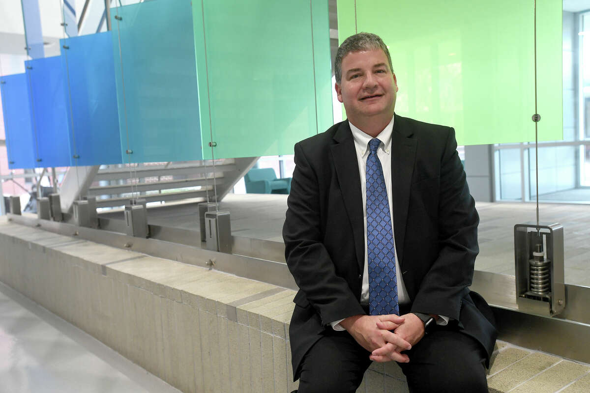 Lamar Institute of Technology President Sidney Valentine is dreaming big for the college where growth is up and tuition is down. Photo made Monday, February 20, 2023 Kim Brent/Beaumont Enterprise
