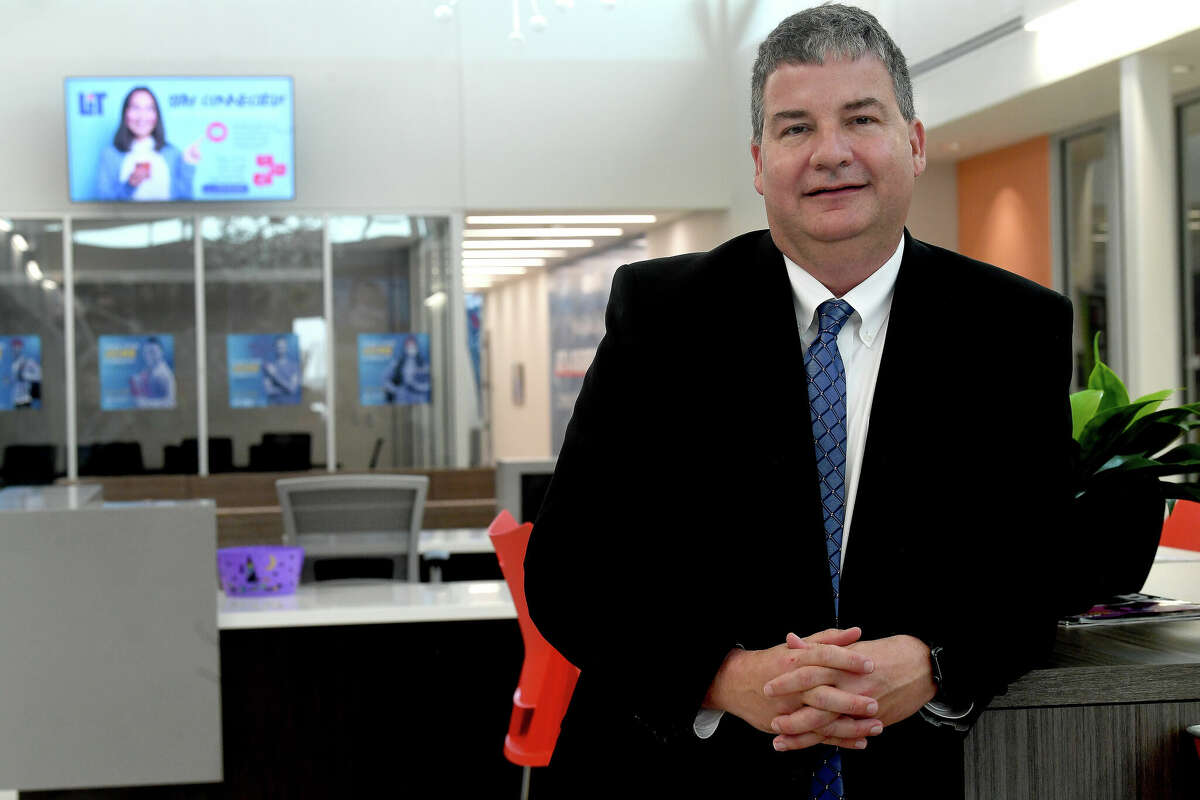 Lamar Institute of Technology President Sidney Valentine is dreaming big for the college where growth is up and tuition is down. Photo made Monday, February 20, 2023 Kim Brent/Beaumont Enterprise