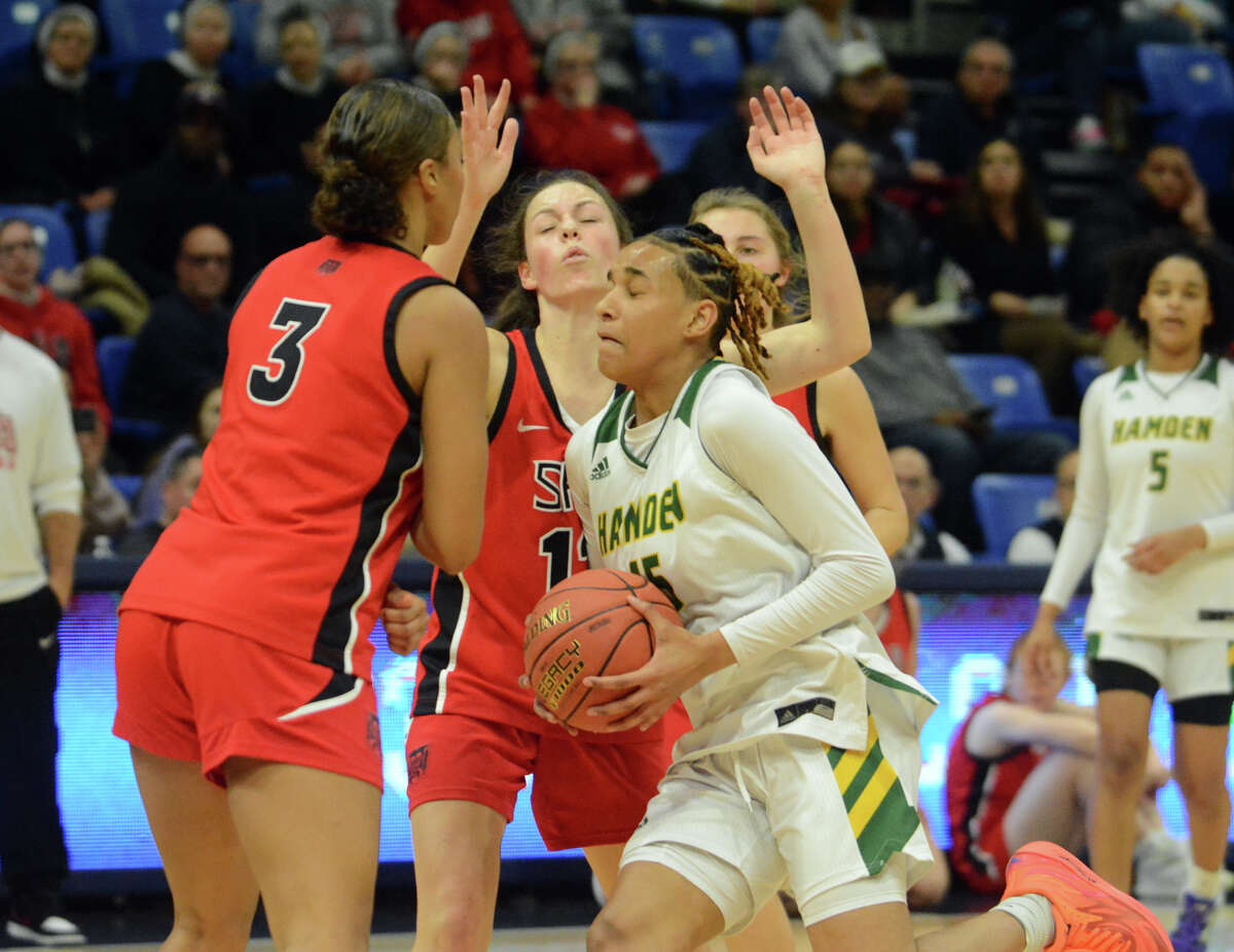 Hamden Won The SCC Girls Basketball Championship, Defeating SHA