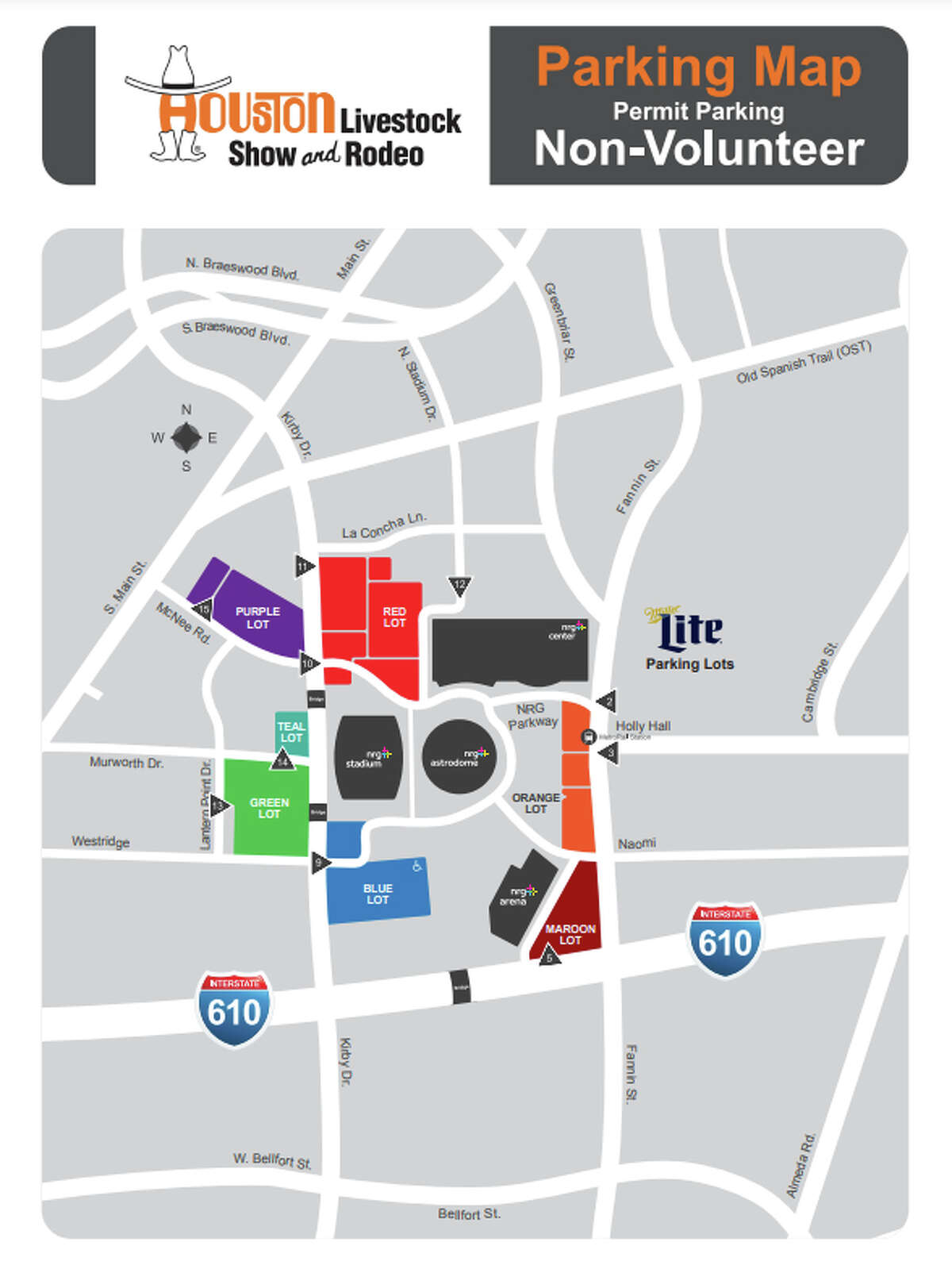 2023 Houston rodeo: Parking map, where to park near NRG Stadium