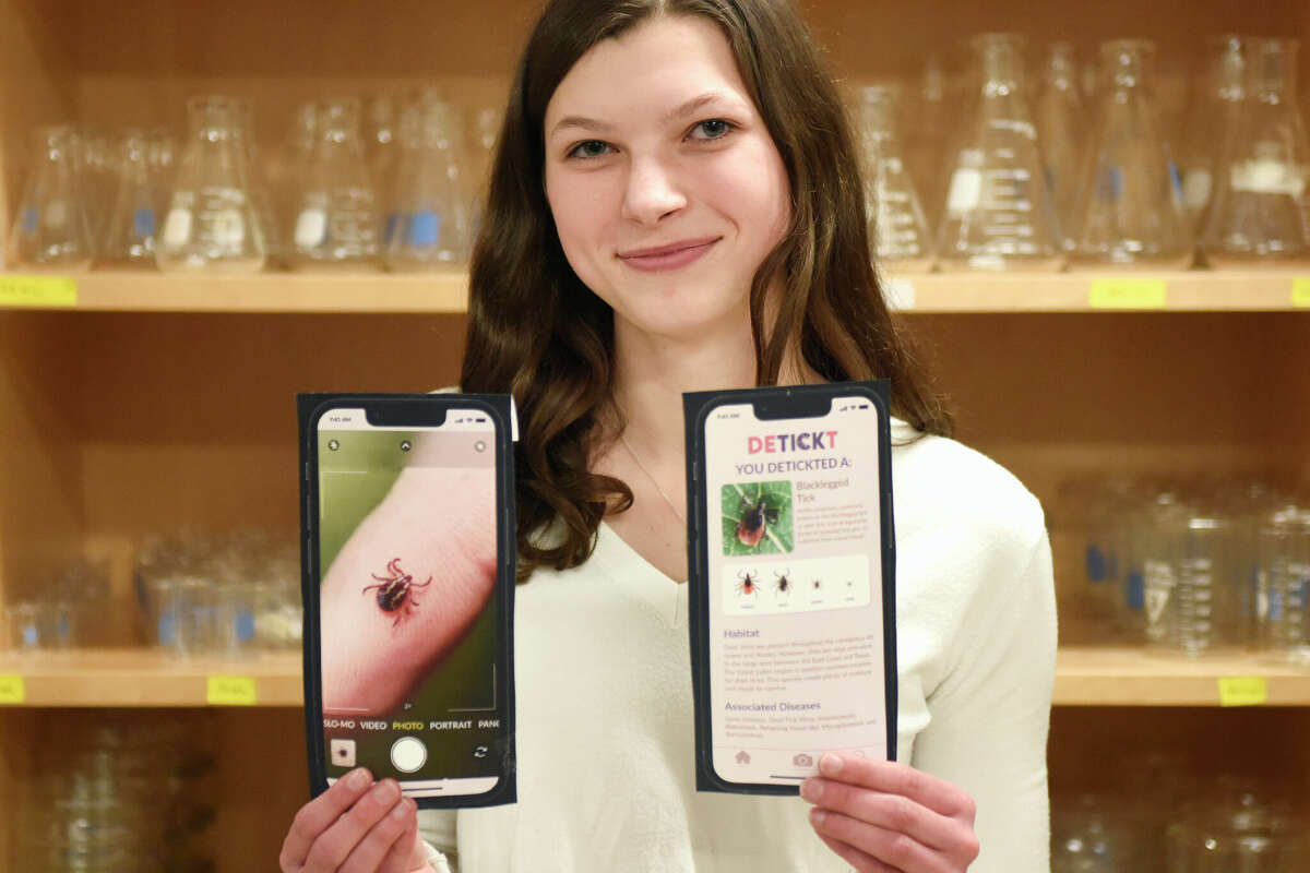 New Canaan teen wins Princess Diana Award for a tick-scanning app