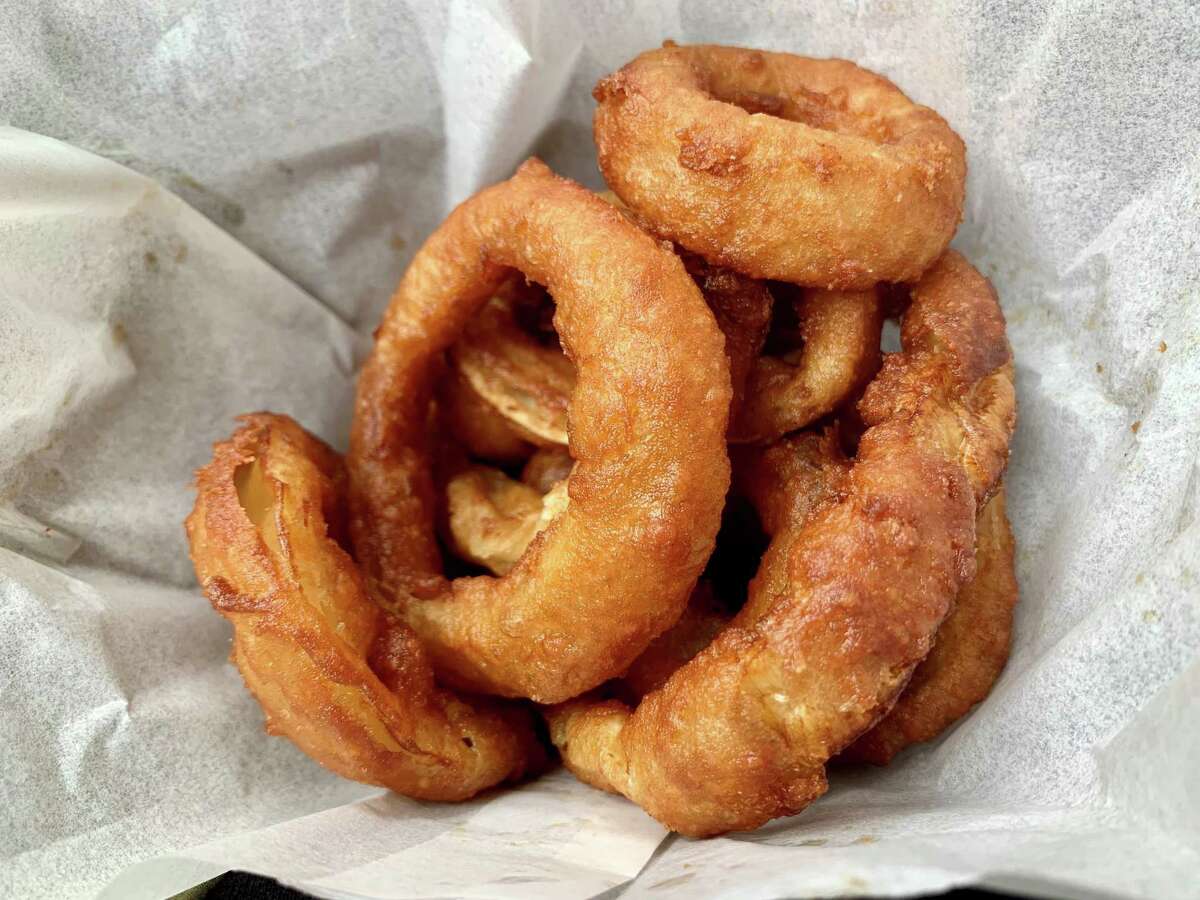 The onion rings from Annie’s on S. Post Oak