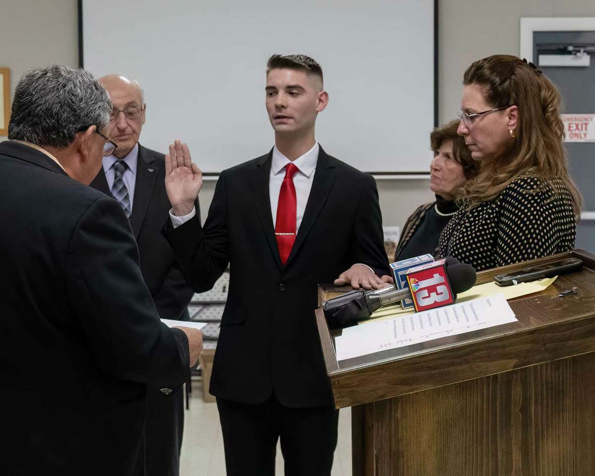Pair sworn in as Watervliet firefighters