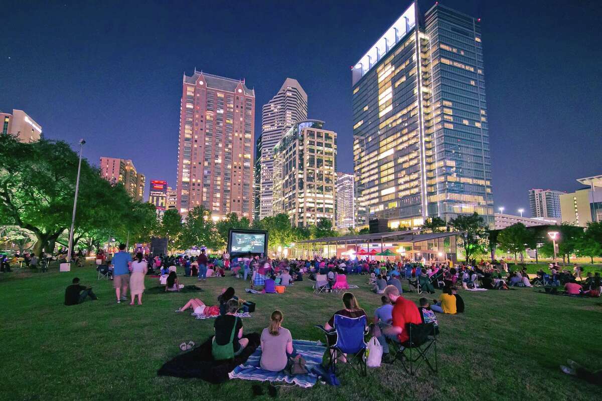 Screen on the Green at Discovery Green.