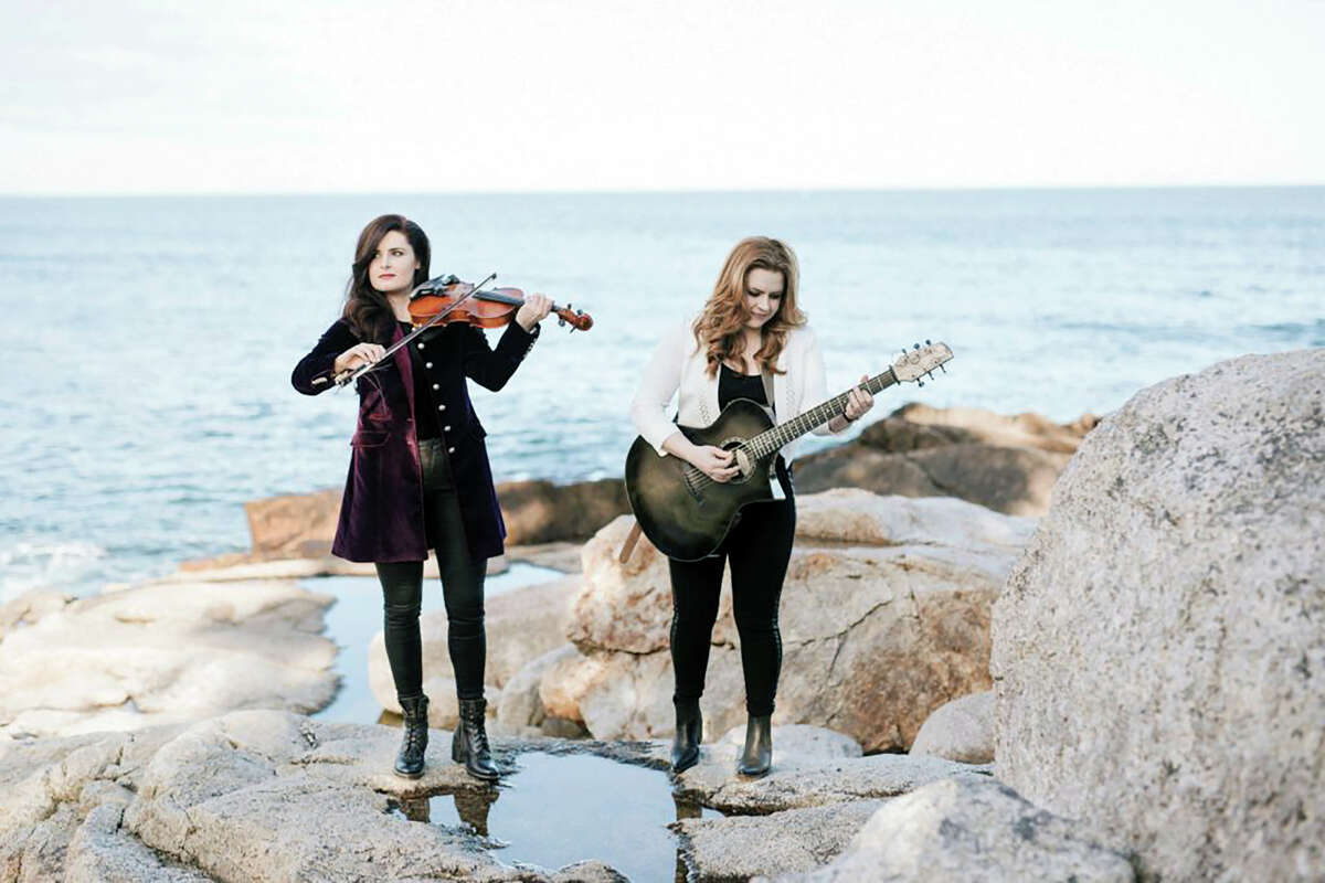 Canadian sisters Cassie (left) and Maggie MacDonald of Nova Scotia will perform their blend of traditional and contemporary Celtic music starting at 7 p.m. Saturday at Bishop Hill Commons in Bishop Hill.