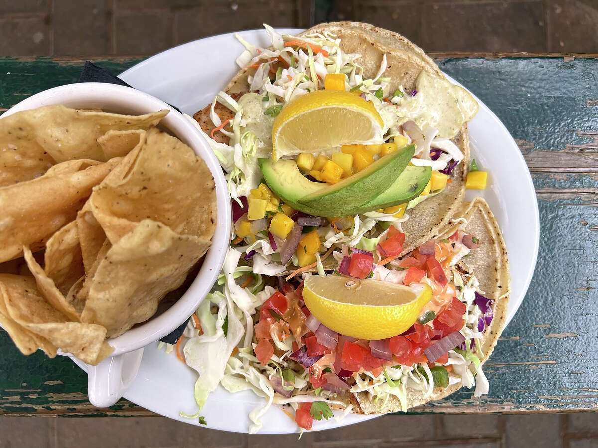 Tycoon Flats is one of 10 places to get good fish tacos for Lent in San Antonio, including a mango fish taco, top and a Southwestern fish taco.