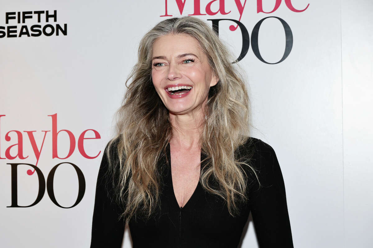 Paulina Porizkova attends a special screening of "Maybe I Do" in 2023 in New York City. Porizkova released her third book, "No Filter," as a memoir to reflect on her modeling career, her marriage to rocker Ric Ocasek and finding ways to age gracefully.