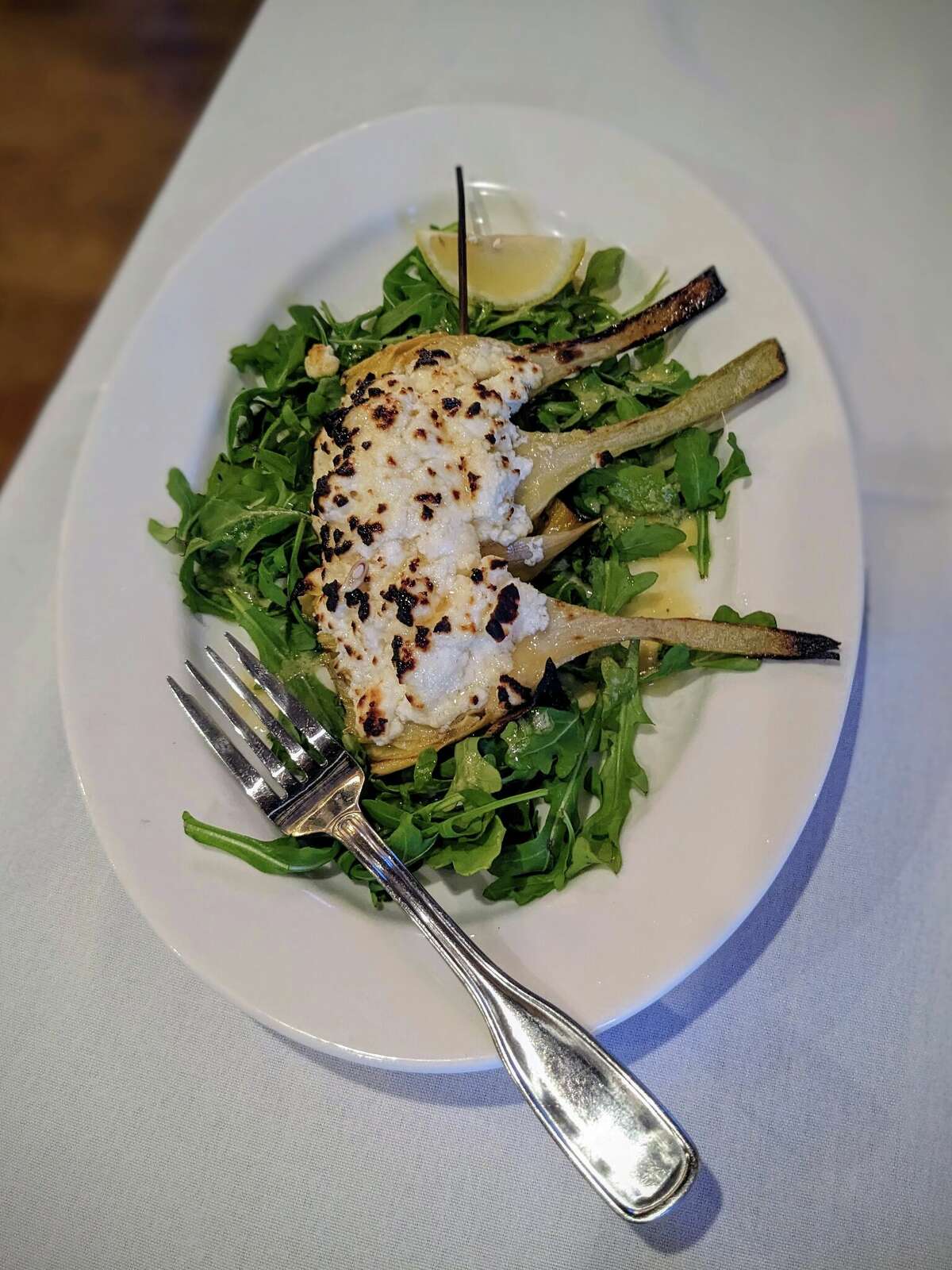 Kitchen at Salt and Fire restaurant review New Saugerties spot