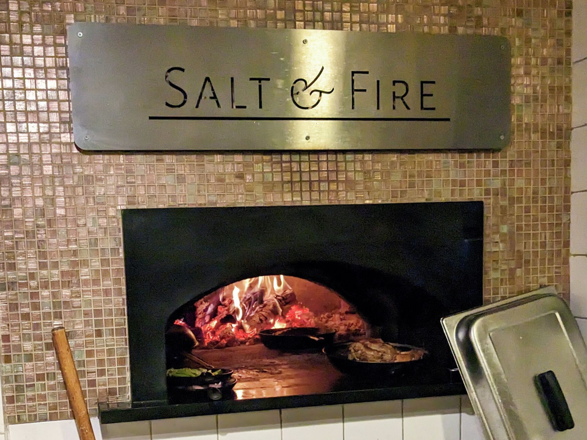 Kitchen at Salt and Fire restaurant review New Saugerties spot