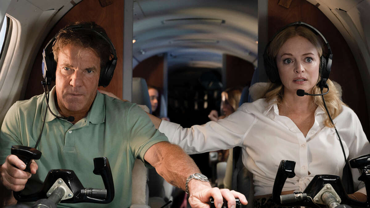 Dennis Quaid and Heather Graham in Amazon Studios' "On A Wing And A Prayer."